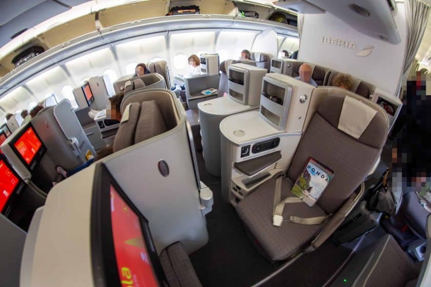 Iberia Business Class Aisle