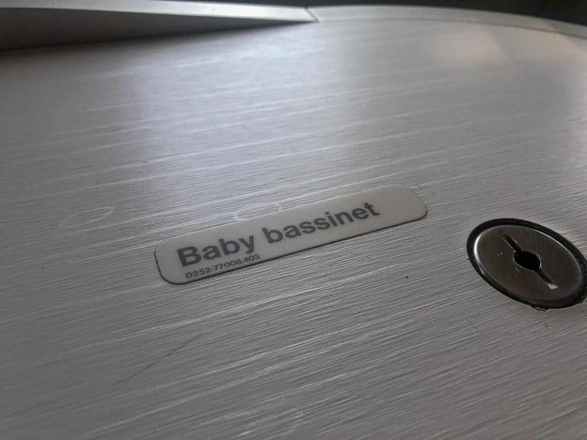 Iberia Business Class Baby Bassinet