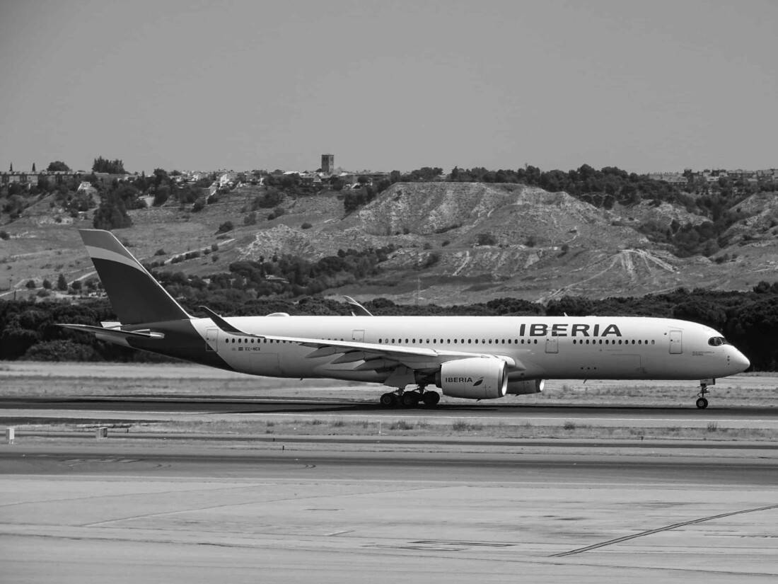 Iberia airbus a350 graufstufen