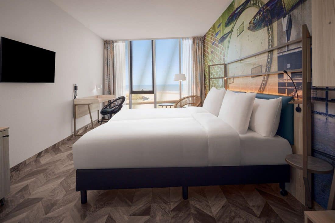 Inntel Hotels Den Haag Marina Beach Sea View Twin Zimmer