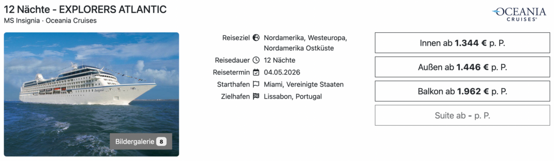 Insignia Miami Lissabon