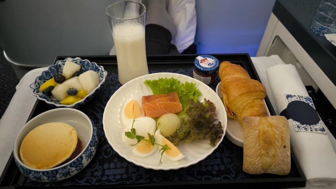 KLM breakfast