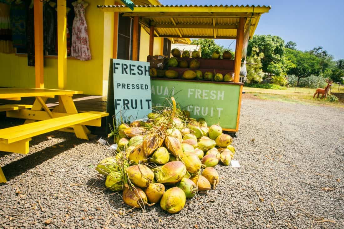 Kokosnuesse Hawaii Resterampe