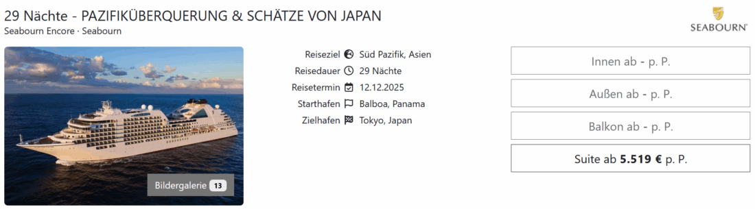 Kreuzfahrten buchen bei Travel Dealz.de — Mozilla