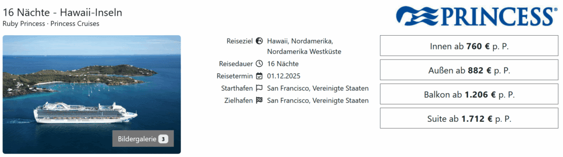 Kreuzfahrten buchen bei Travel Dealz.de — Mozilla