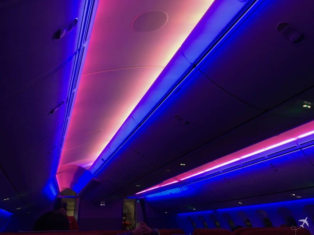 LATAM Boeing 787 Business Class Lightning