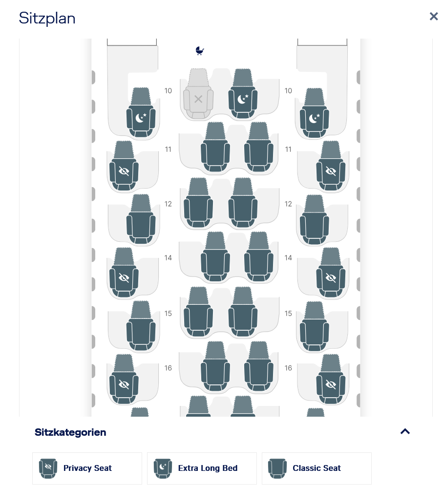 LH A380 muc bkk seat map