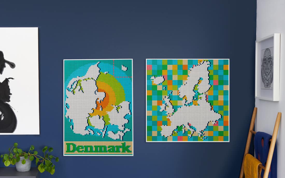 Lego Weltkarte Europa Daenemark
