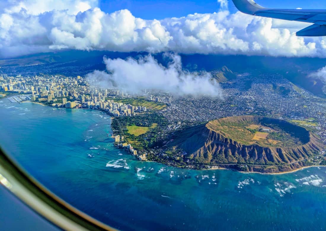 Luftaufnahme Honolulu Oahu Hawaii