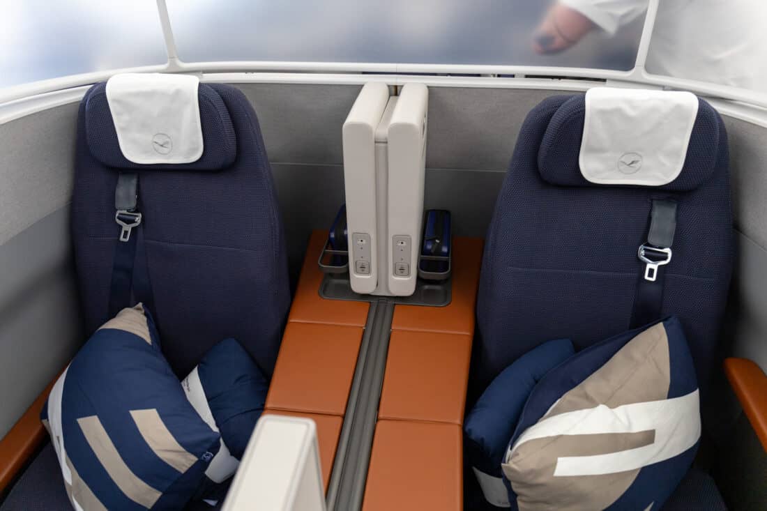 Lufthansa Allegris Business Suite Mitte Sitze