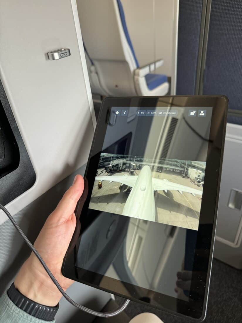 Lufthansa Allegris Business Suite Tablet Kamera