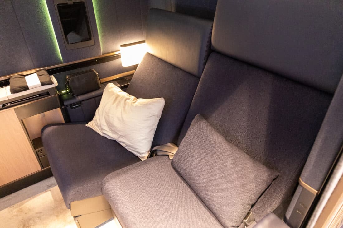 Lufthansa Allegris First Class Suite Sitzplaetze