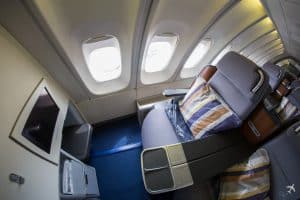 Lufthansa Business Class Sitz