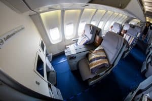 Lufthansa Business Class Sitze