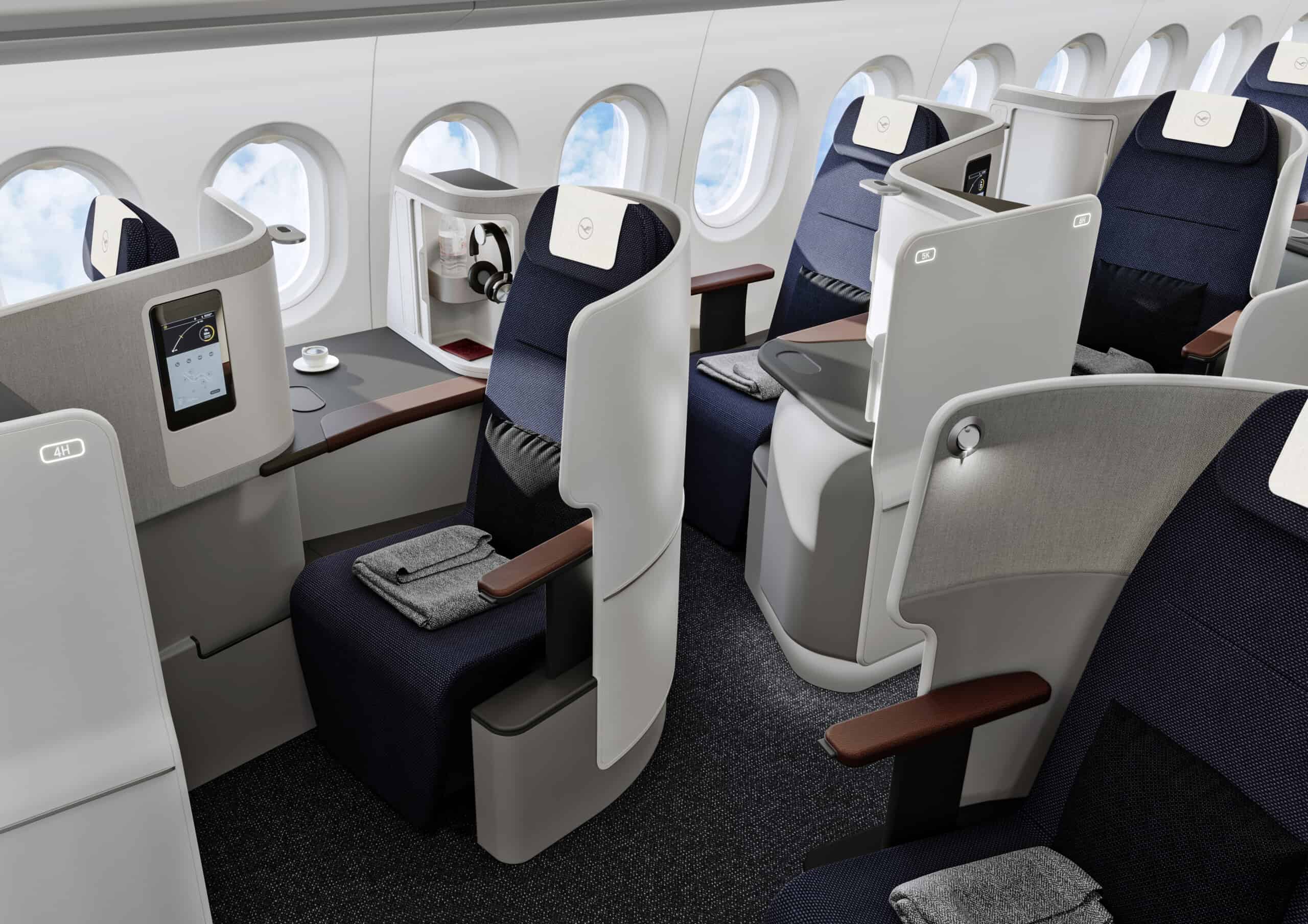 Lufthansa Business Class neu Fenster