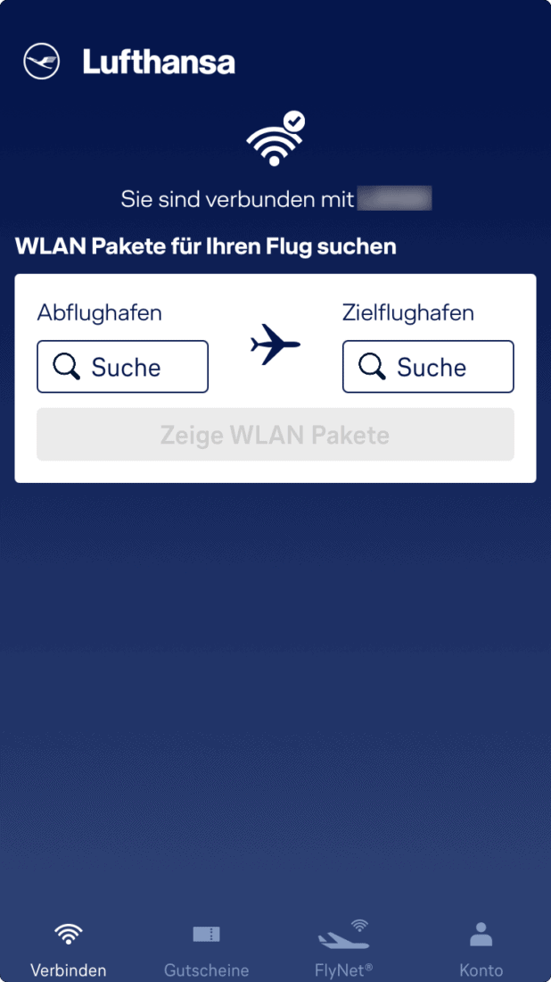Lufthansa Flynet App 2