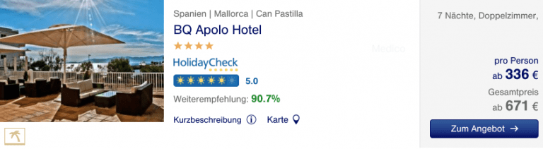 Lufthansa Holdays BQ Apolo Hotel