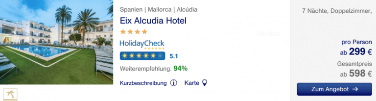 Lufthansa Holidays Mallorca Hotel