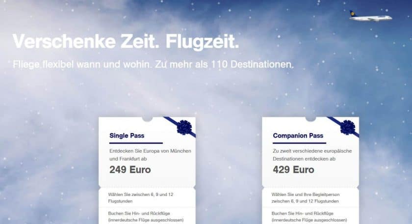 Lufthansa Timepass Innereuropaische Flugzeit Zum Festpreis Ab 249
