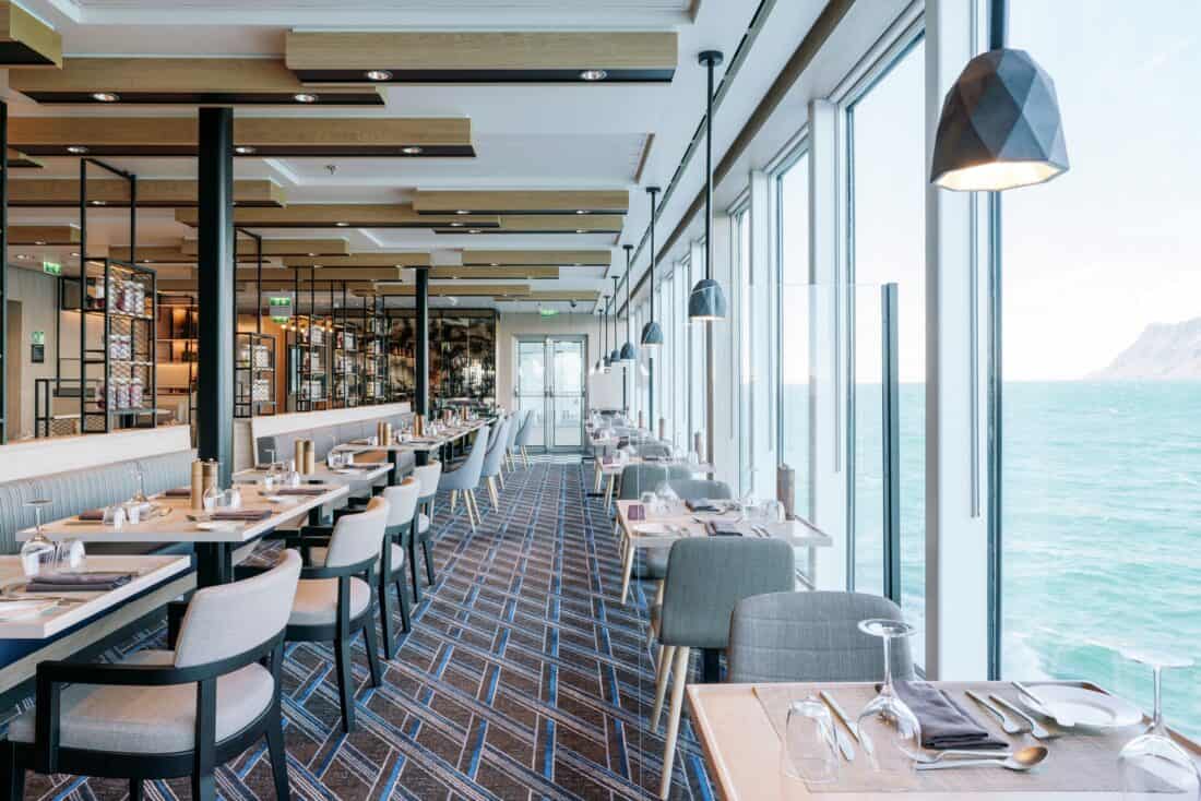 Restaurant Aune on MS Fridtjof Nansen
