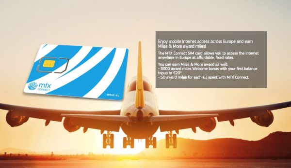 MTX Connect Miles&More Aktion