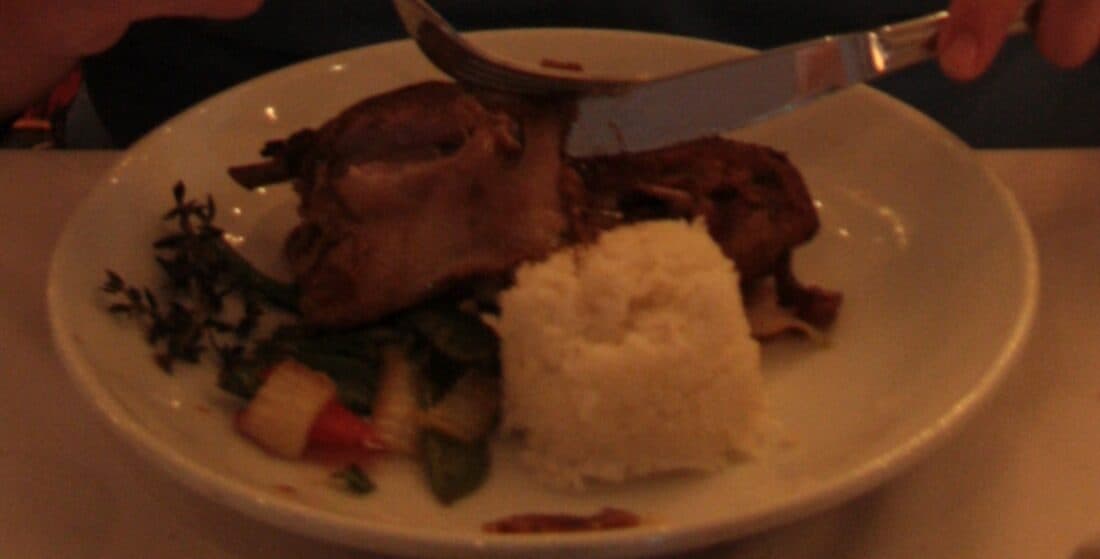 Mariner otS Hauptrestaurant Ente auf Reis