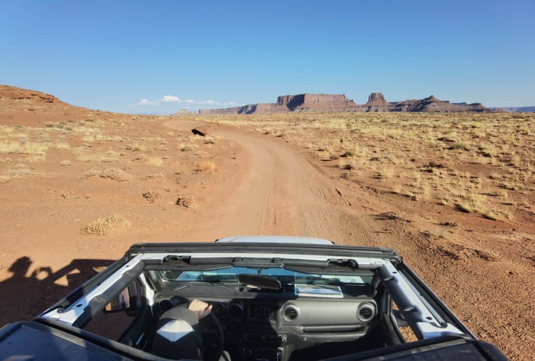 Moab Utah Canyonlands NP Dirt Road