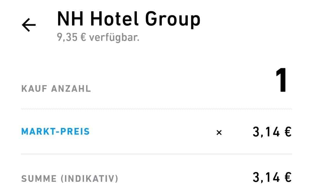 NH Hotel Group Trade Republic