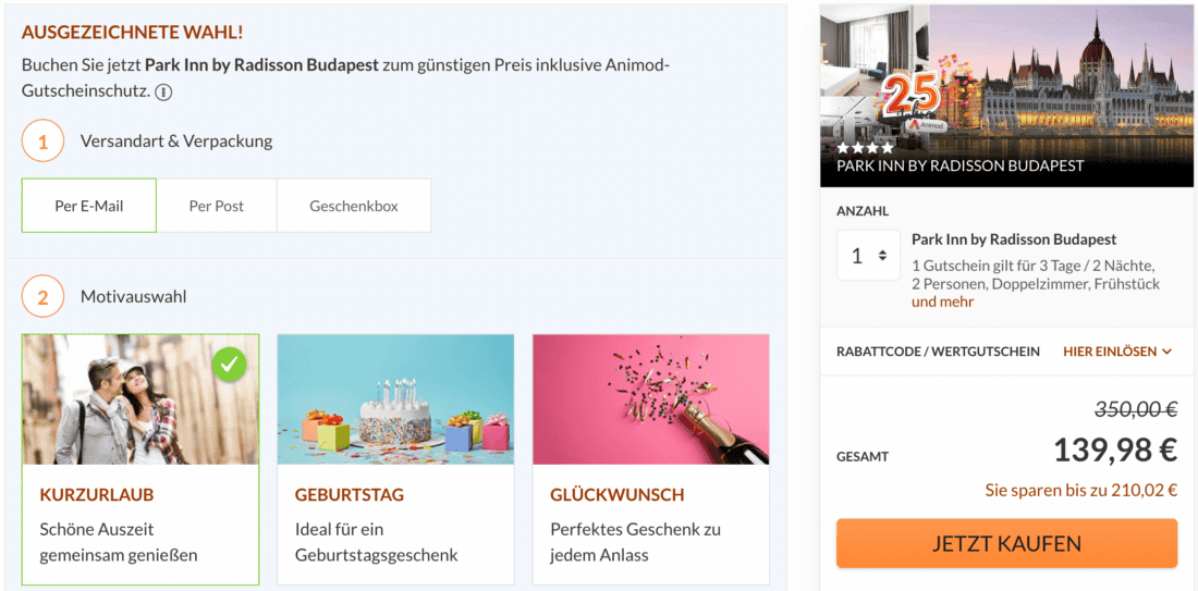 Park Inn Budapest PVG Animod