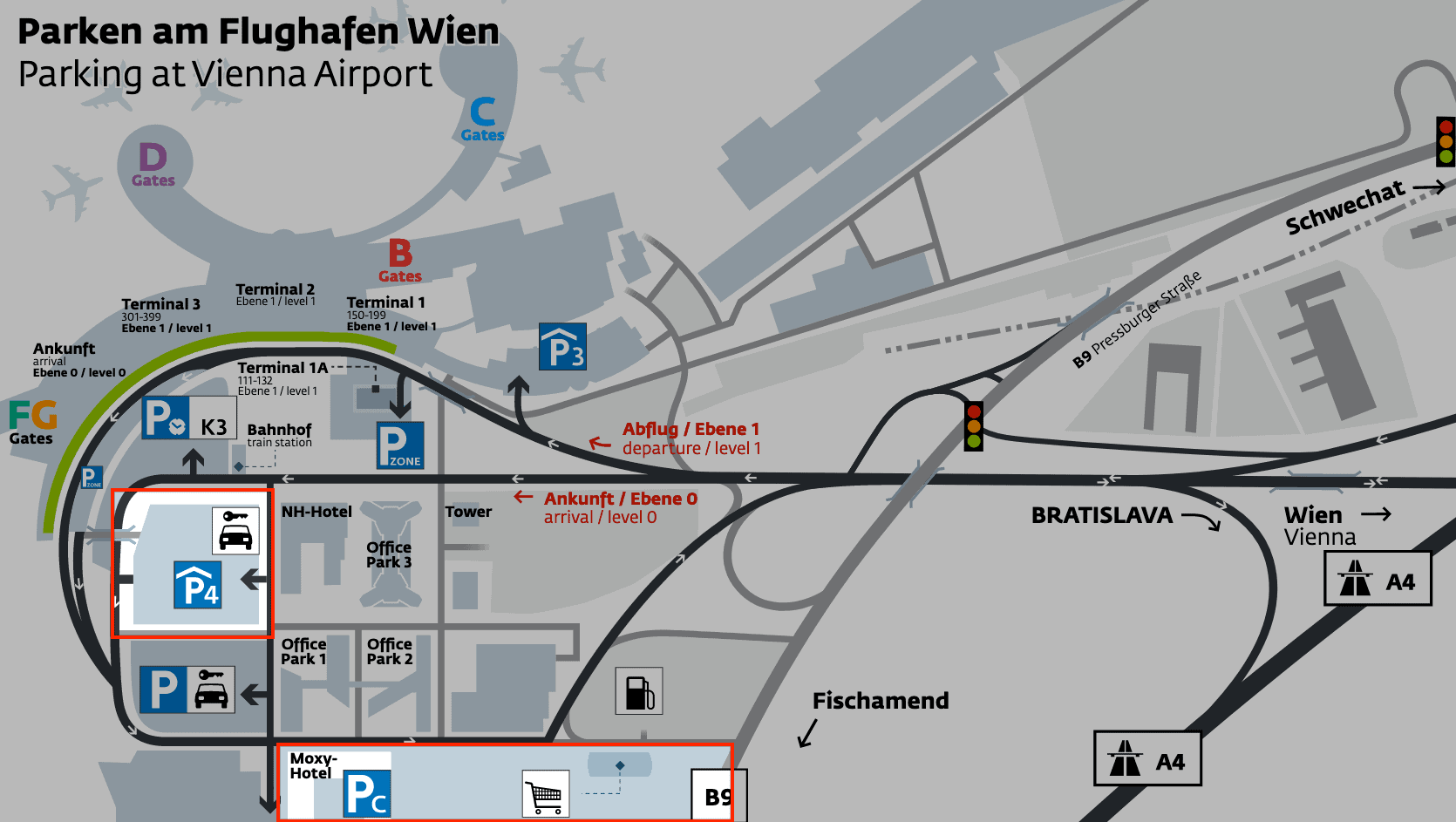 Its Billa Reisen Parken Am Flughafen Wien travel-dealz.de