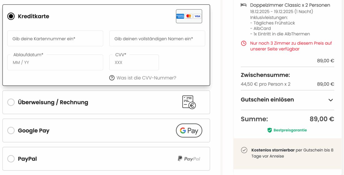 Preisvergleich Hotel Graf Eberhard Travelcircus