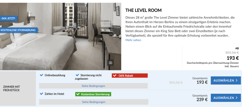 Preisvergleich Melia Berlin