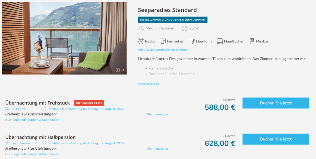 Preisvergleich Seevilla Freiberg Direktbuchung