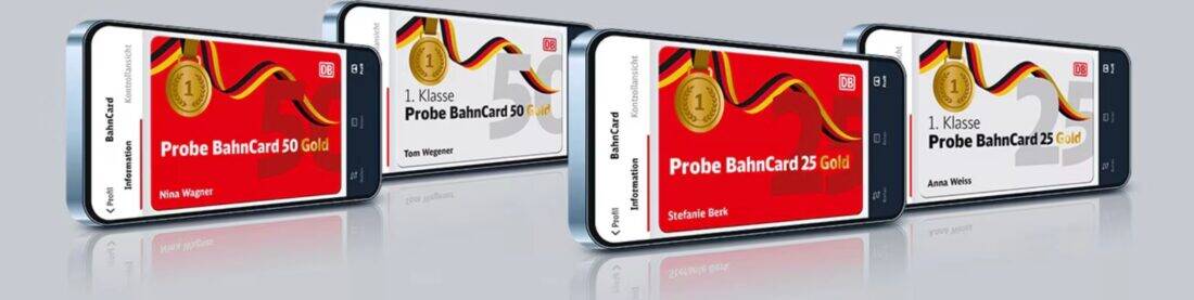 Probe BahnCard Gold