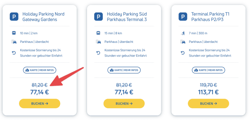 Frankfurt Airport Rabatt Code Parken 2025 travel-dealz.de