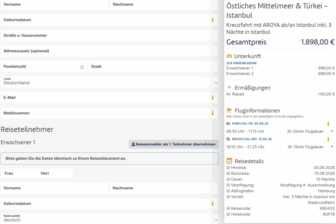 Rundreisen, Kreuzfahrten und Städtereisen von Berg