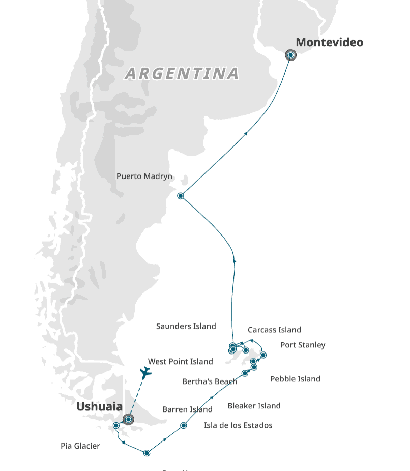 SH Vega Ushuaia Montevideo