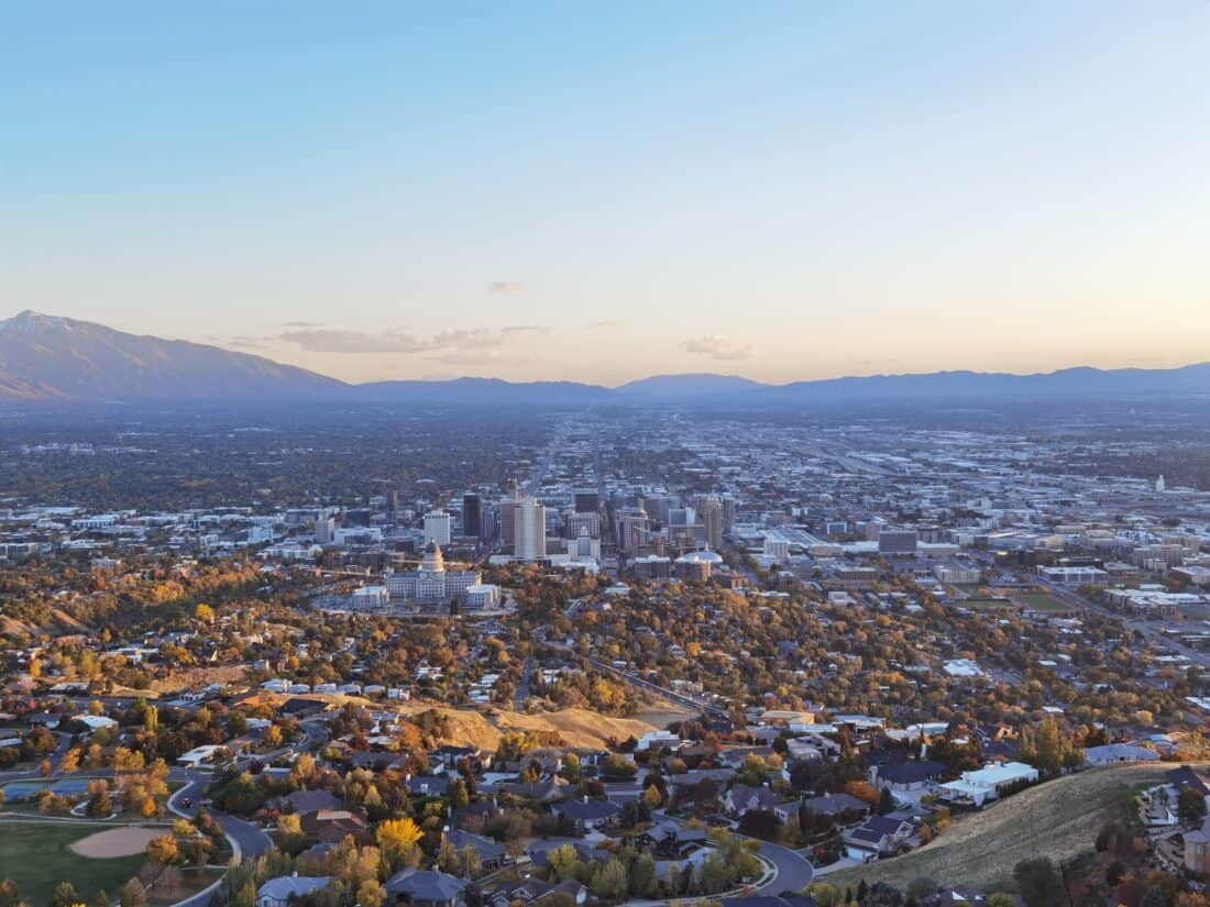 Salt Lake City Aussicht