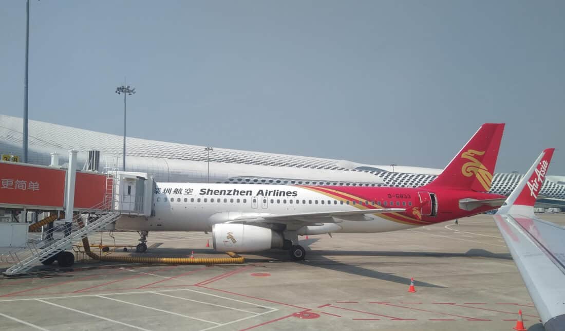 Shenzhen Airlines am Gate SZX