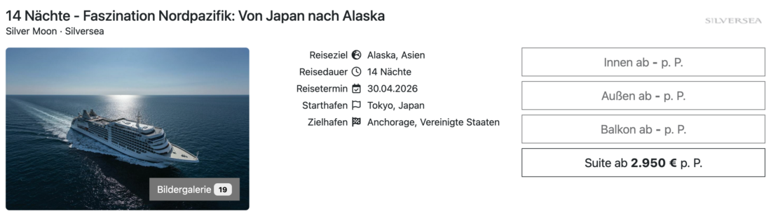 Silver Moon Tokio Anchorage