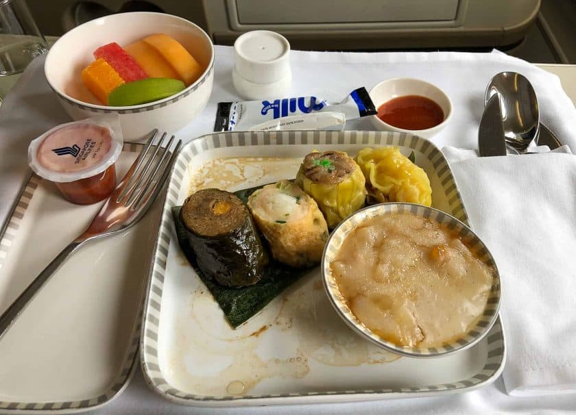 Singapore Airlines Book the Cook Meal