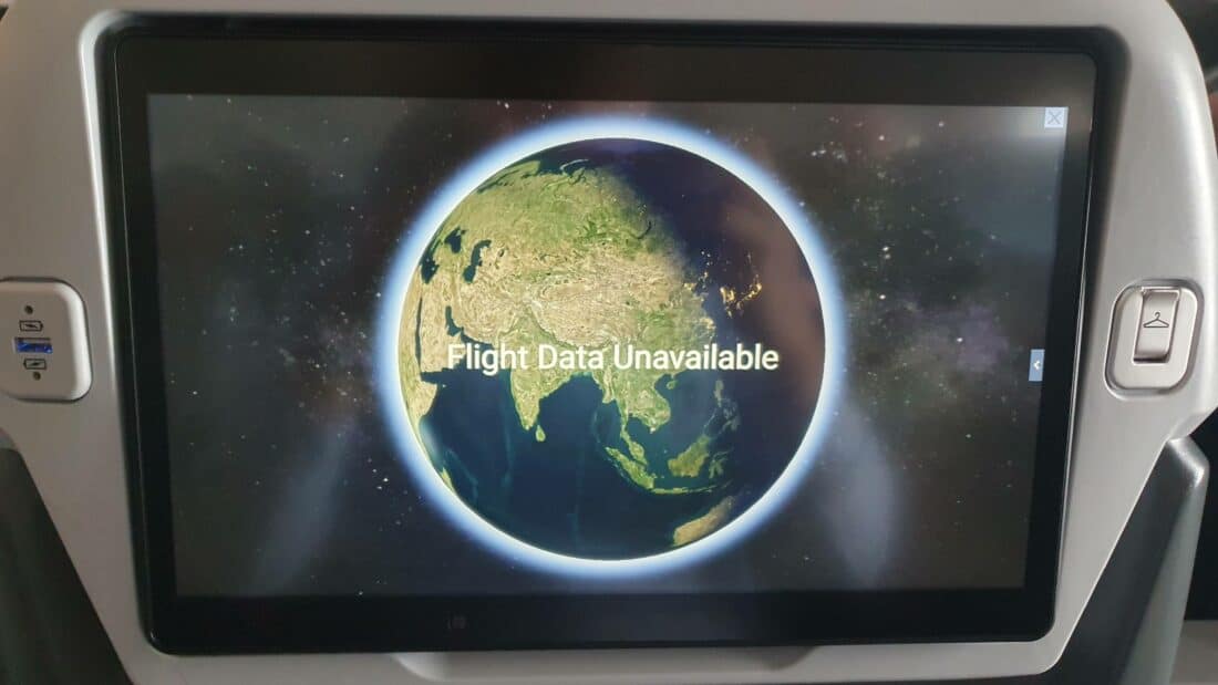 Singapore Airlines Flight Map Unavailable
