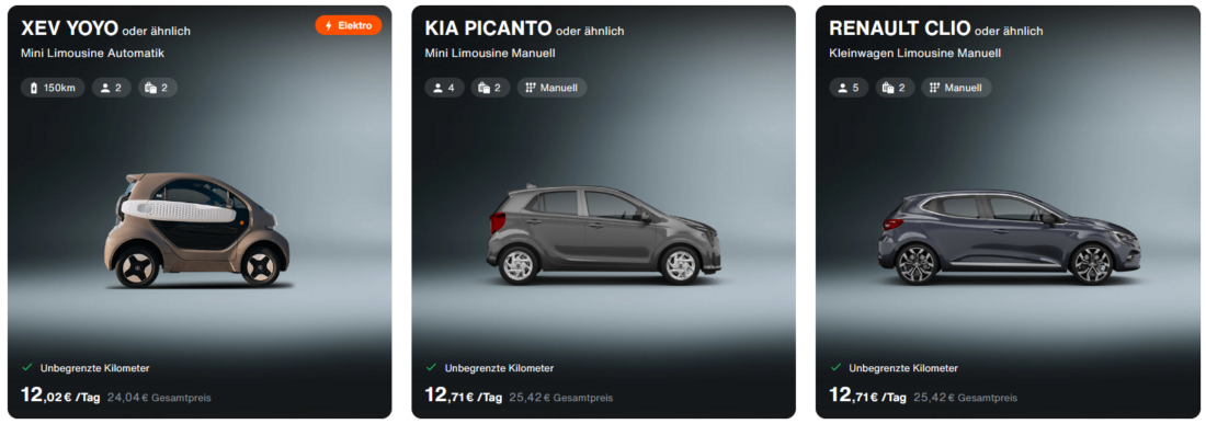 Sixt LIS 13E pro Nacht