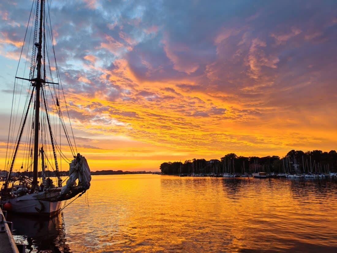 Sonnenuntergang Rostock