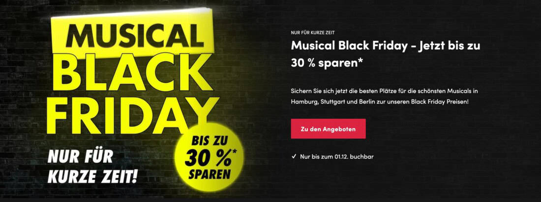 Stage Entertainment - Black Friday