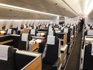 Swiss Boeing 777 Business Class
