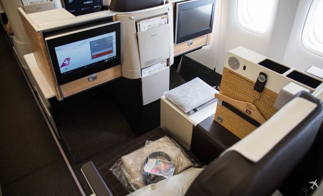 Swiss Boeing 777 Business Class Doppelsitz