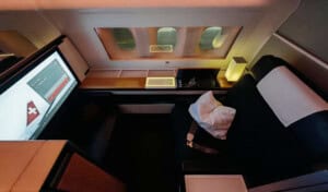 Swiss First Class Boeing 777