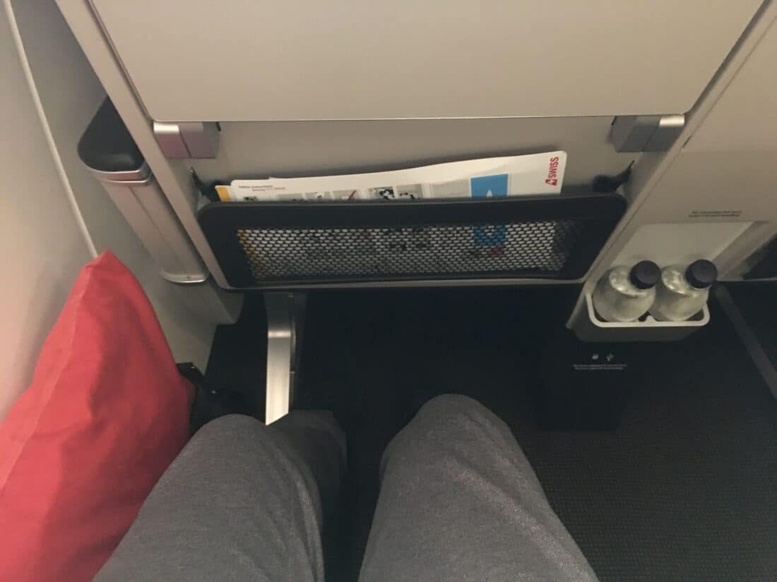 Swiss Premium Economy Seat Leg Room