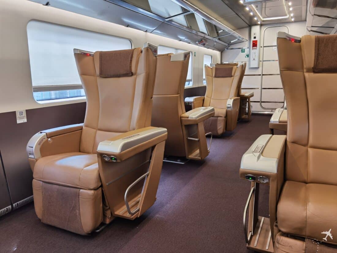 Trenitalia Executive Class Sitze 3